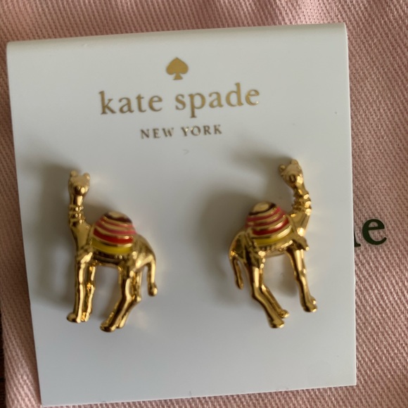 kate spade Jewelry - Kate Spade Camel Earrings